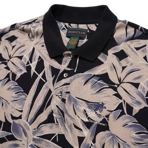 IZOD Club Polo Mens XL Tropical Golf Hawaiian Turtle Bay Resort Shirt